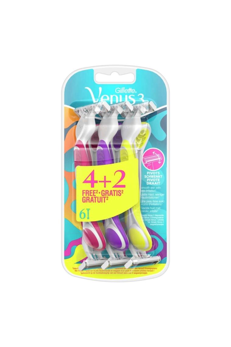 Gillette Venüs 3 Renkli Kullan At 4 2 6'lı