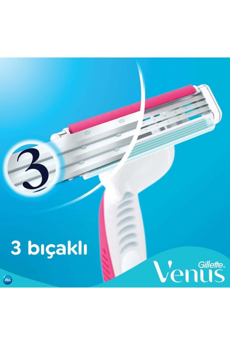 Gillette Venüs 3 Renkli Kullan At 4 2 6'lı