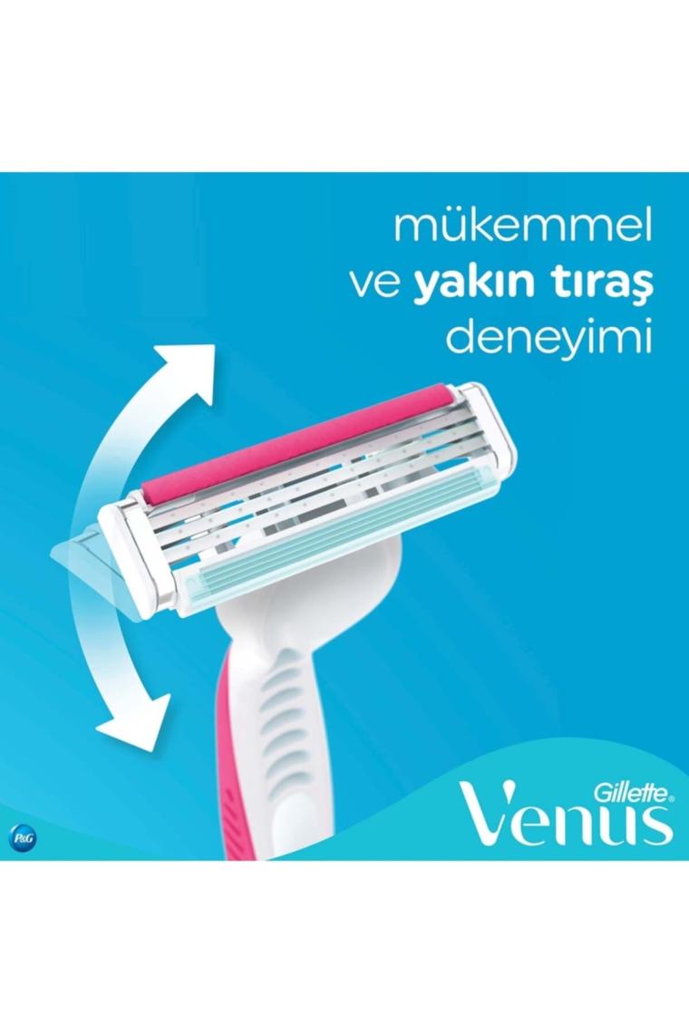 Gillette Venüs 3 Renkli Kullan At 4 2 6'lı