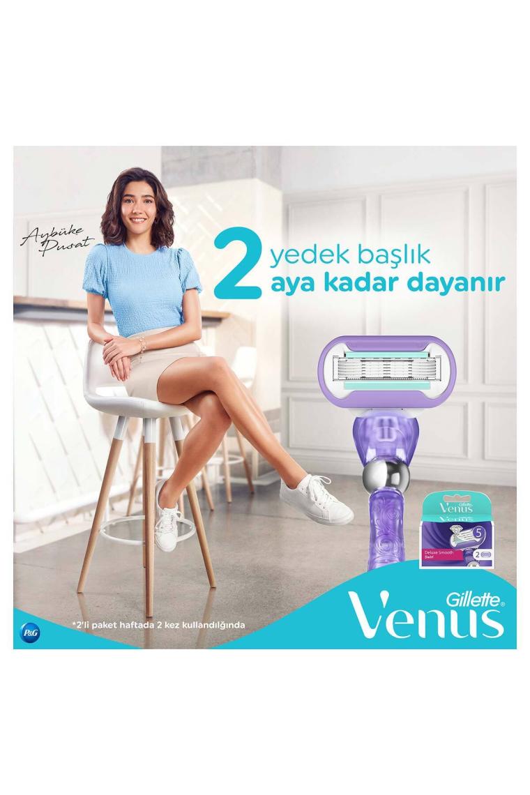 Venus Swirl Extra Smooth Kadın Tıraş Bıçağı 2'li
