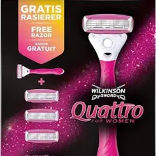 Wilkinson Sword Quattro Kadın Tıraş Bıçağı + 3 Yedek Başlık
