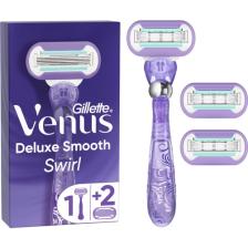 Gillette Venus Swirl Kadın Tıraş Makinesi + 3 Yedek Tıraş Bıçağı