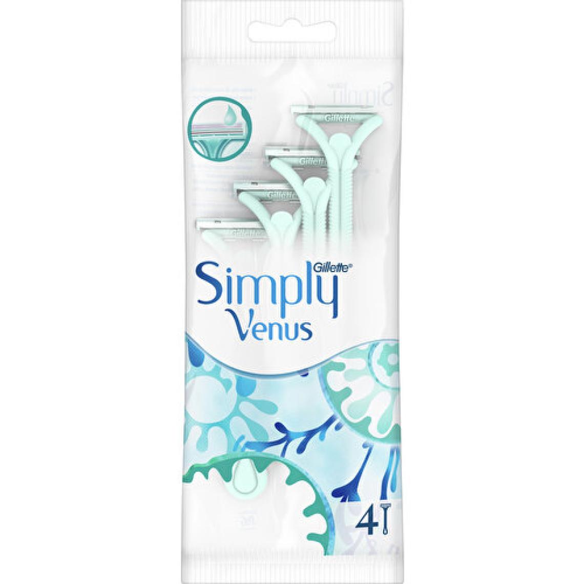 Gillette Simply Venus 2 Kullan At 4'lü Tıraş Bıçağı