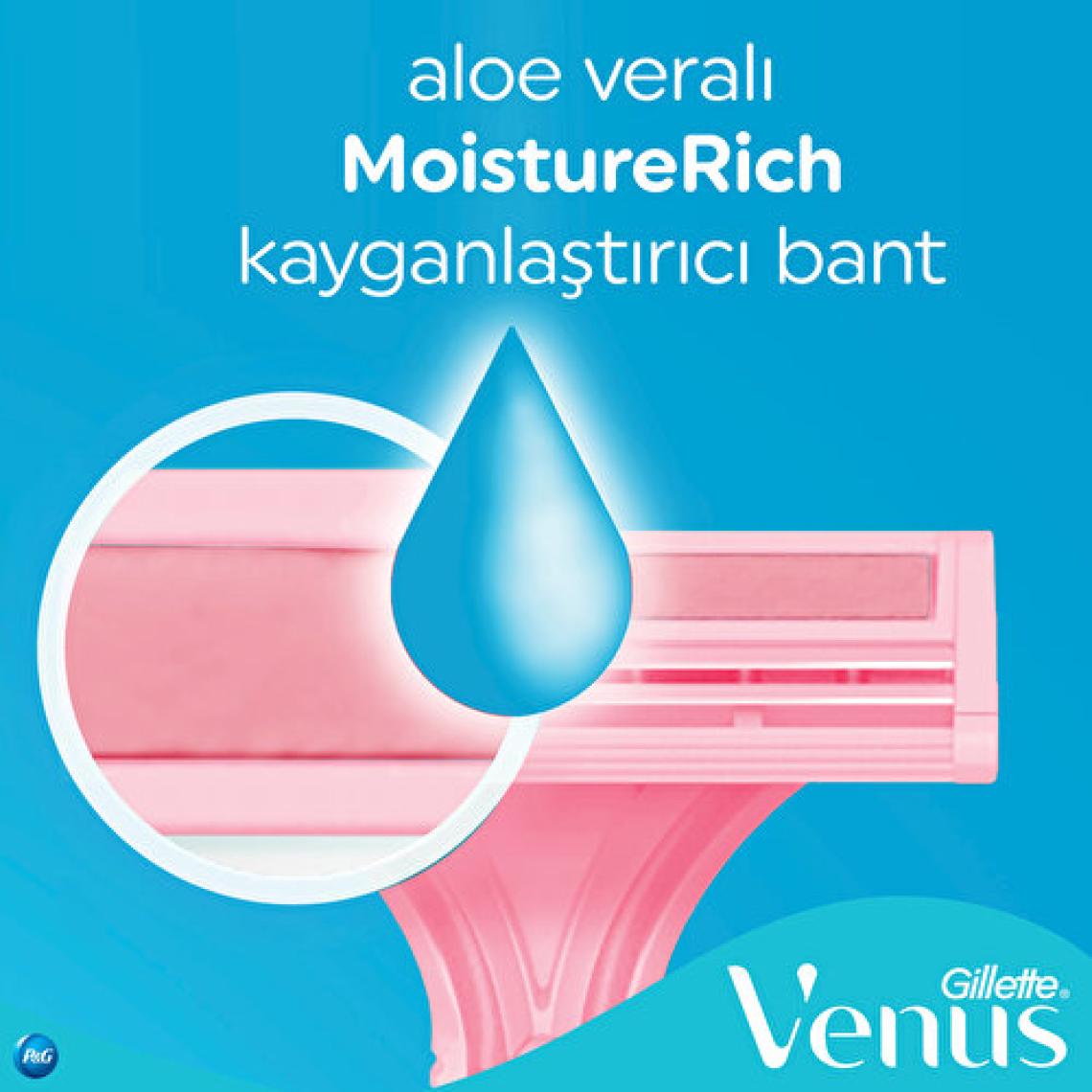 Gillette Simply Venus 2 Basic 5'li Kadın Tıraş Bıçağı