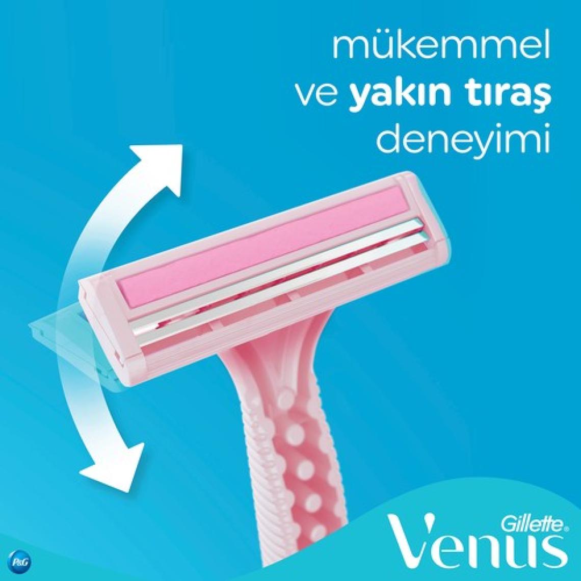 Gillette Simply Venus 2 Basic 5'li Kadın Tıraş Bıçağı