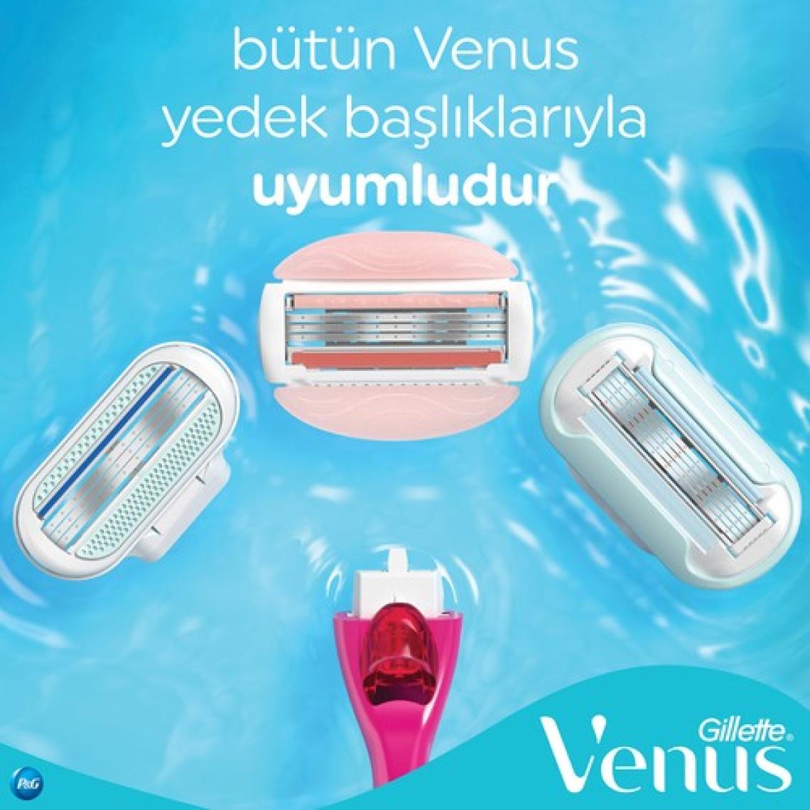Gillette Venus Comfortglide Spa Breeze Kadın Tıraş Makinesi + 4 Yedek Tıraş Bıçağı