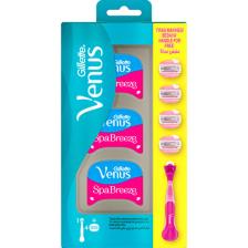 Gillette Venus Comfortglide Spa Breeze Kadın Tıraş Makinesi + 4 Yedek Tıraş Bıçağı