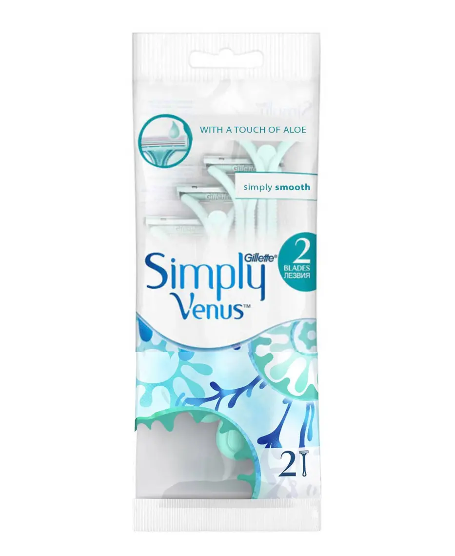 Gillette Simply Venus 2 2'li Kullan At Kadın Tıraş Bıçağı