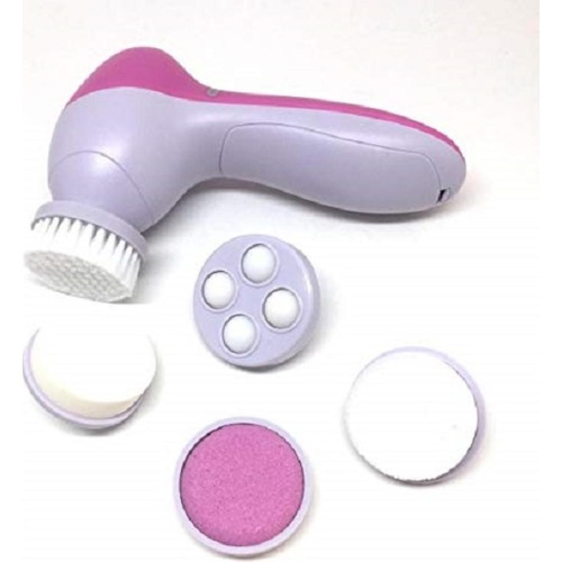 Beauty Yüz Temizleme,masaj ve Peeling Fırça Seti 5 In 1