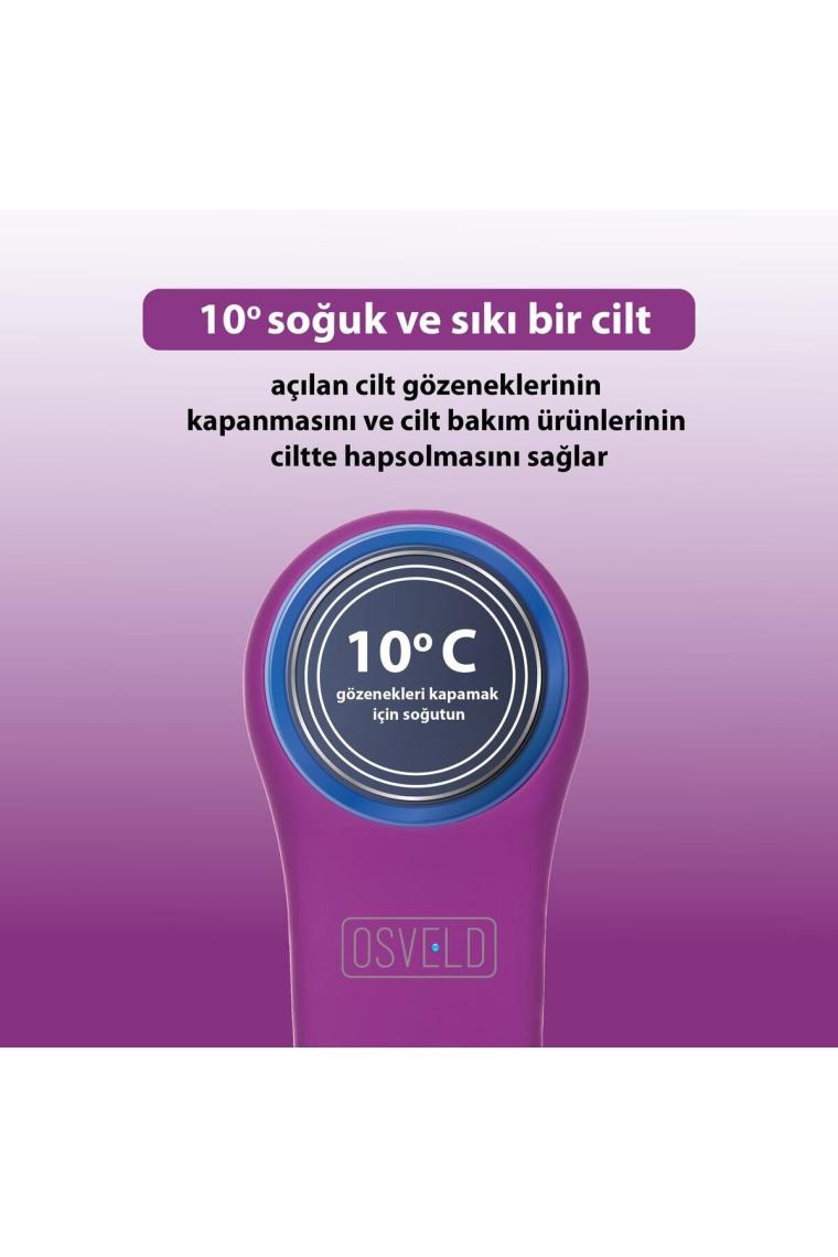 Osveld Starface 2 Isıtmalı, Soğutmalı ve Titreşimli Yüz Temizleme ve Masaj Cihazı Pembe