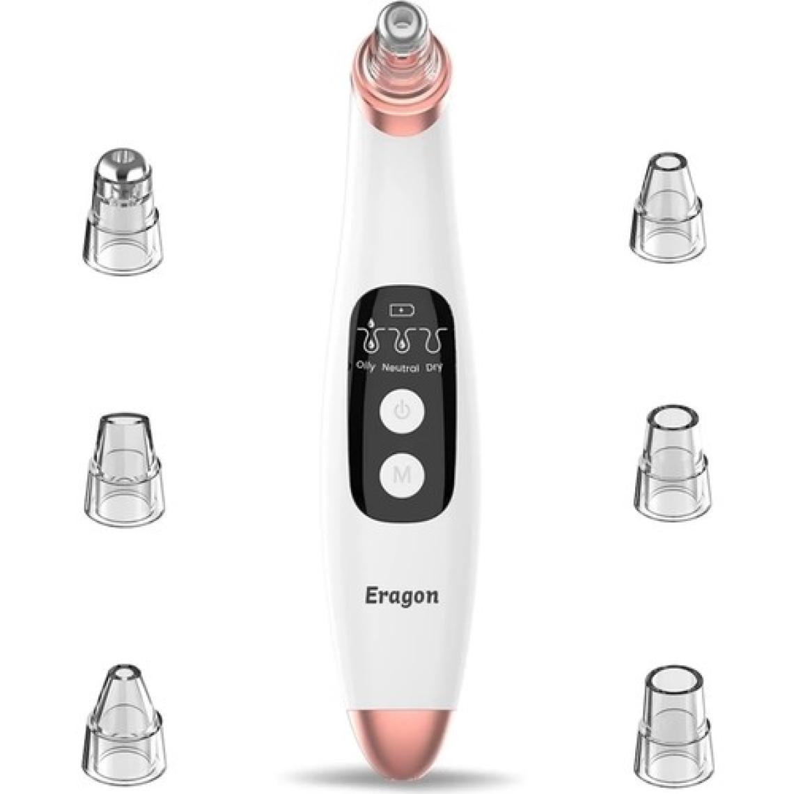 Eragon 6 In 1 Şarjlı Vakumlu Siyah Nokta Cilt Temizleyici Yüz Temizleme Cihazı