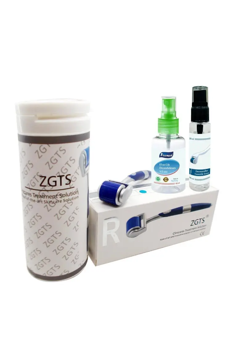 Kadınshop Zgts Blue Dermaroller Titanyum 192 İğneli Derma Roller
