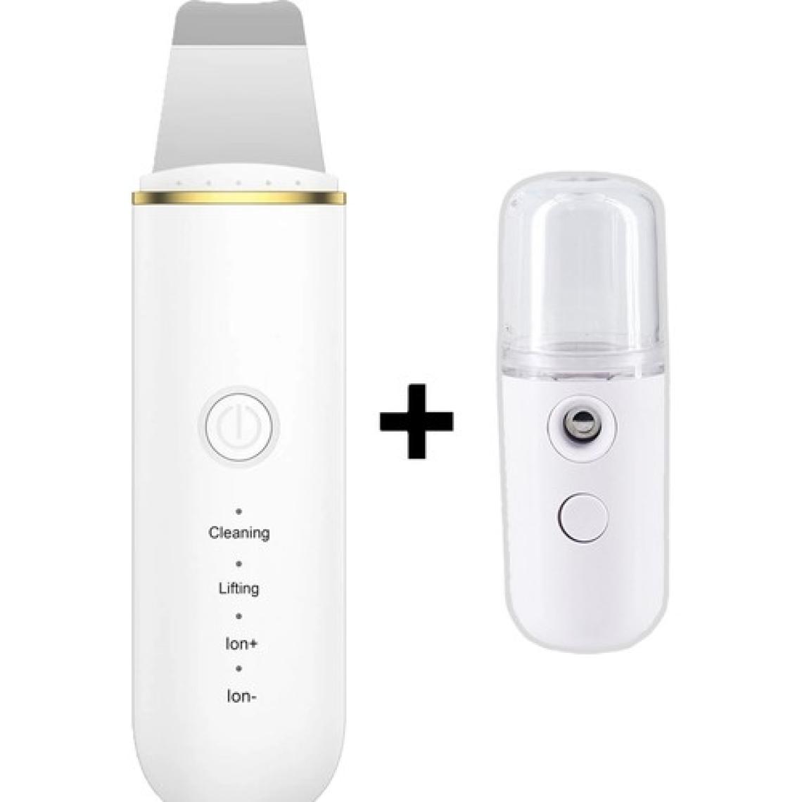 Mobee Ultrasonik Spatula Yüz Temizleme Aleti Ve Soğuk Buhar Makinesi 2 Li Set