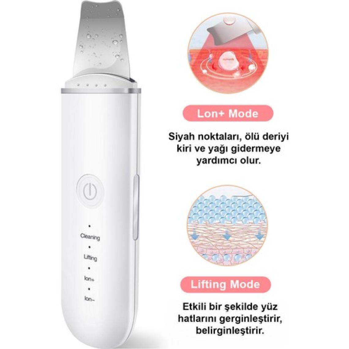 Mobee Ultrasonik Spatula Yüz Temizleme Aleti Ve Soğuk Buhar Makinesi 2 Li Set