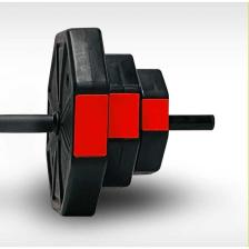 100 Kg Düz Bar (150 CM) Z Bar (120 Cm ) Dambıl Halter Full Set Kırmızı Kapaklı