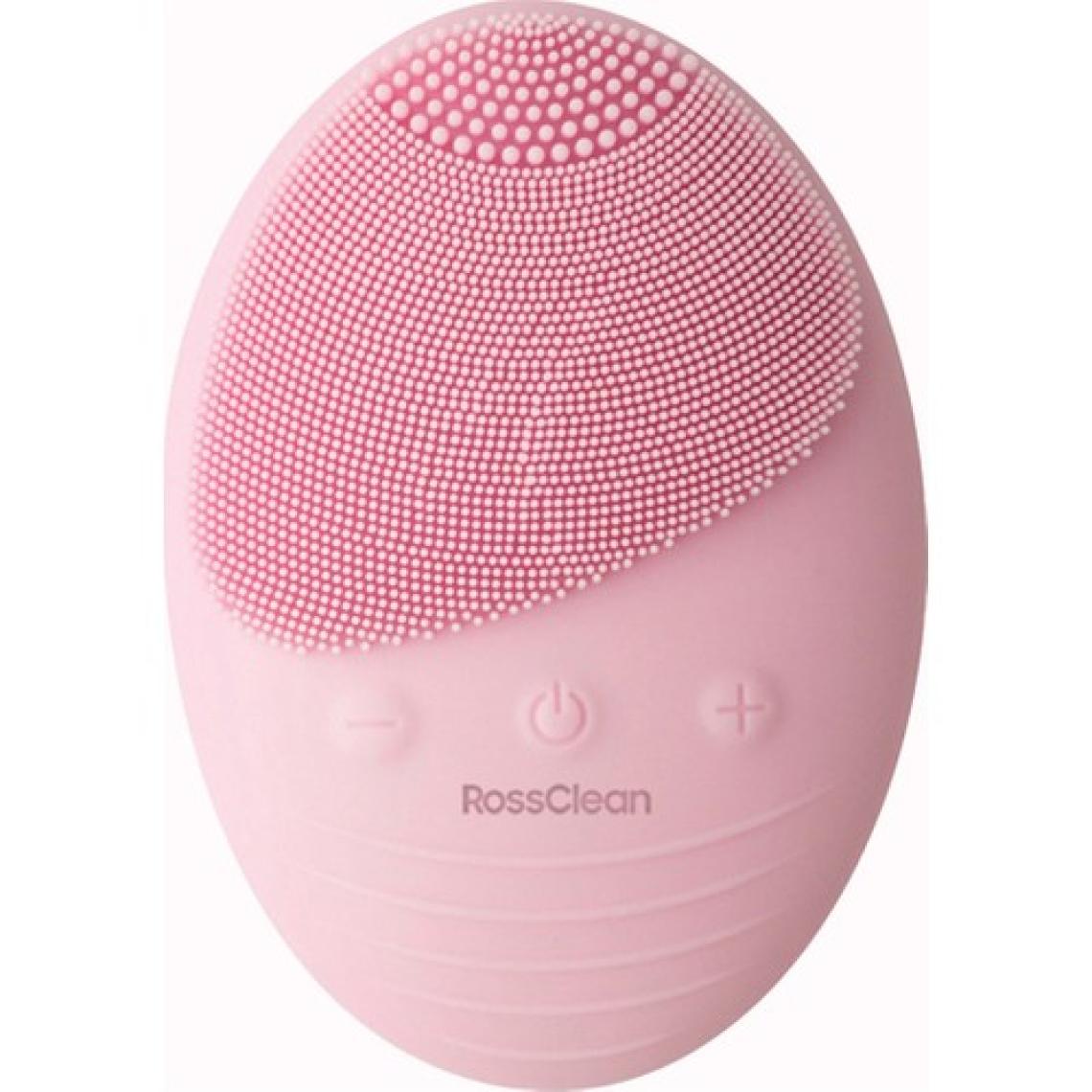 RossClean Pro Yüz Temizleme ve Masaj Cihazı -5 Kademeli -Fototerapi Modu -Kablosuz Şarjlı- Açık Pembe
