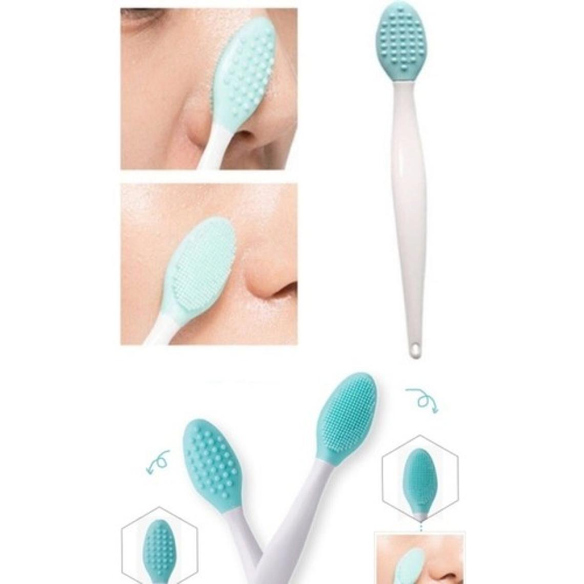 Omac Burun Siyah Nokta Cilt ve Yüz Temizleyici Temizleme Fırçası Peeling Fırça Çilek