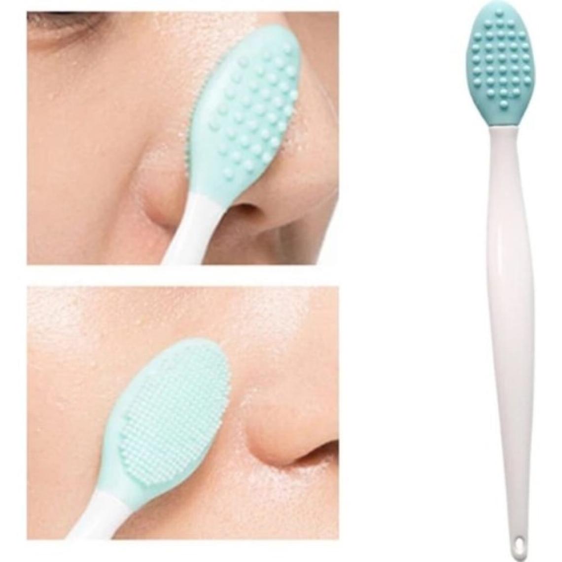 Omac Burun Siyah Nokta Cilt ve Yüz Temizleyici Temizleme Fırçası Peeling Fırça Çilek