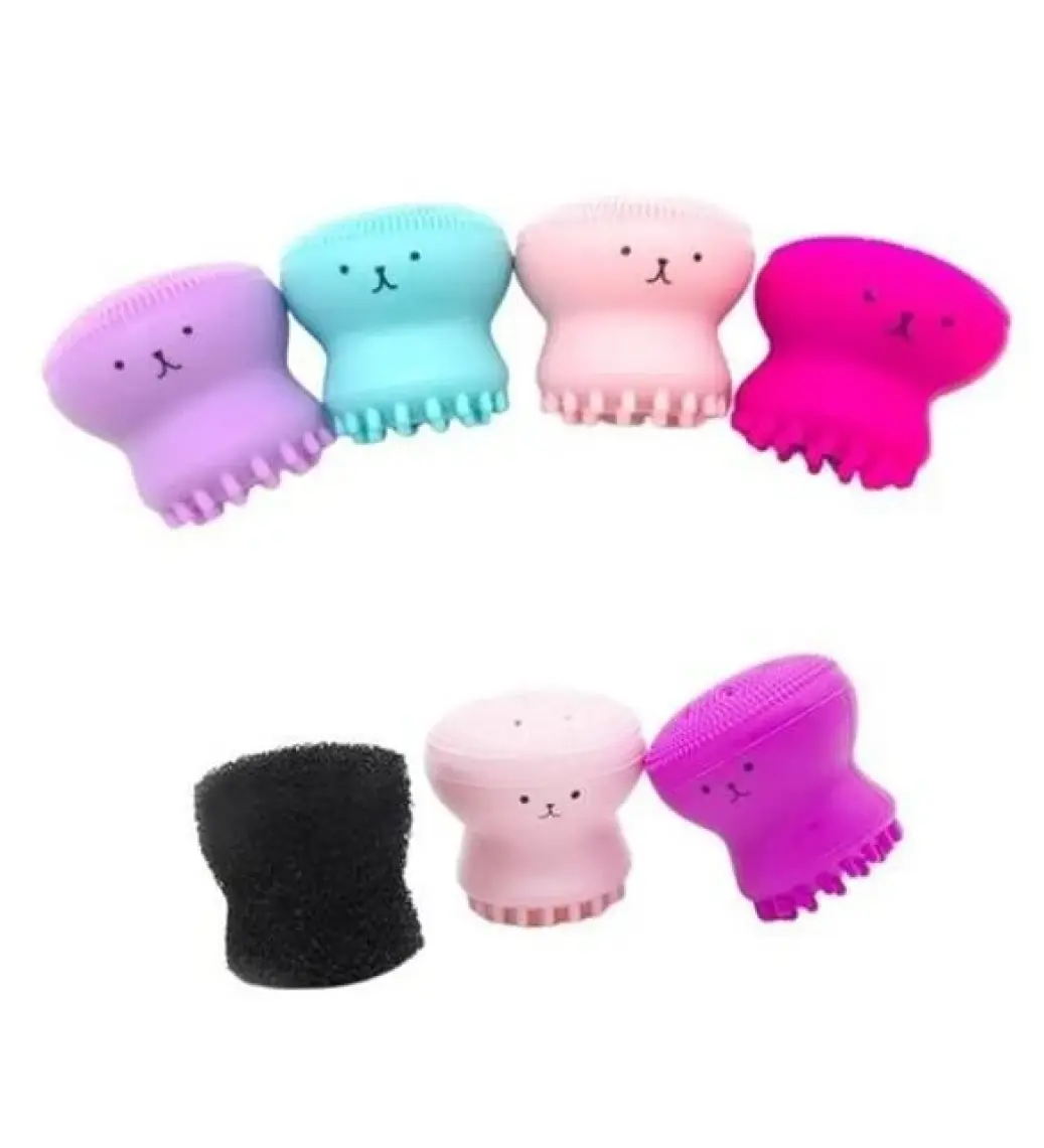 Elser Ticaret Peeling Etkili Mini El Yüz Cilt Temizleme Fırçası Silikon Temizlenmesi Kolay