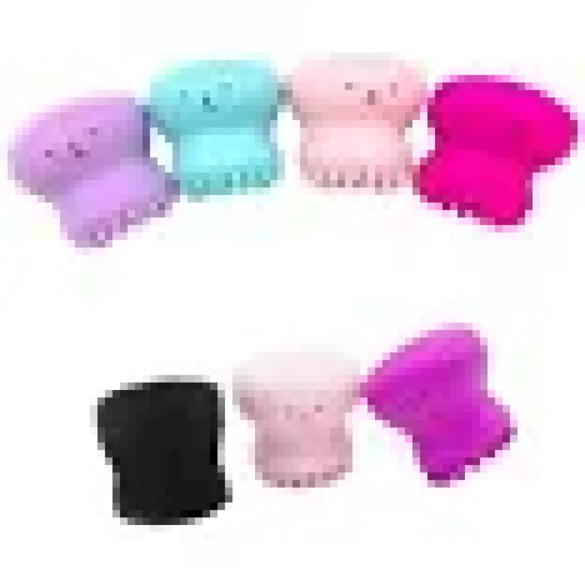 Elser Ticaret Peeling Etkili Mini El Yüz Cilt Temizleme Fırçası Silikon Temizlenmesi Kolay