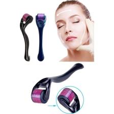 Qniay Dermaroller 540 Iğneli Derma Roller 0.5 mm Iğne Cilt Yüz Vücut Yenileme Masaj Aleti
