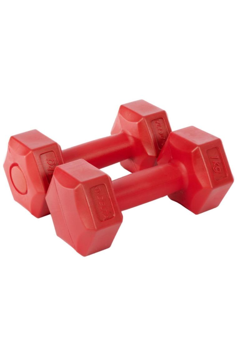 Delta 2x1 kg Köşeli Plastik Dambıl