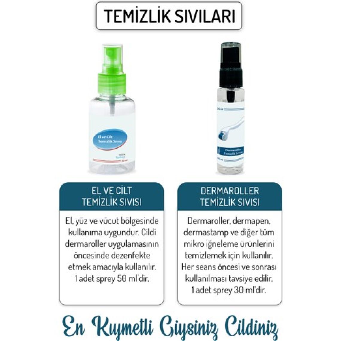 Dermablue Dermaroller 540 Titanyum İğneli Derma Roller