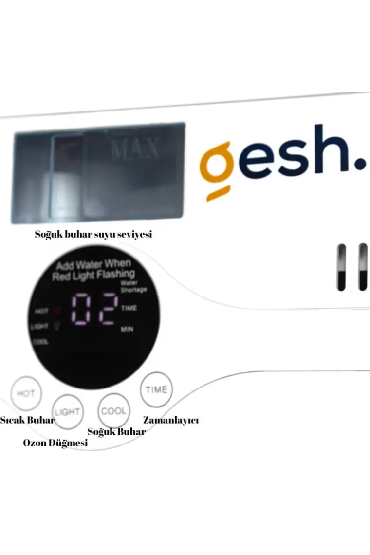 Gesh DT-A6681 Soğuk ve Sıcak Buhar Ozonlu Yüz Buhar Makinesi Vapozon - Ayaklı - Profesyonel Cilt Bakımı
