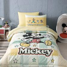Mickey Mouse Star Tek Kişilik Disney Lisanslı Lastikli Fitted Çarşaf Çocuk Uyku Seti
