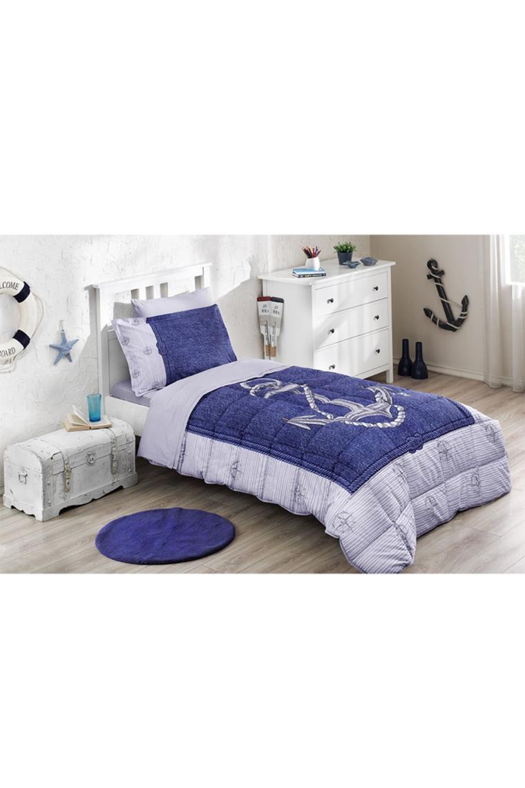 Anchor Denim Tek Kişilik Uyku Seti