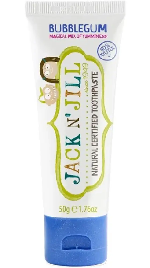 Jack N' Jill Tamamen Doğal Sakız Aromalı Diş Macunu 50g