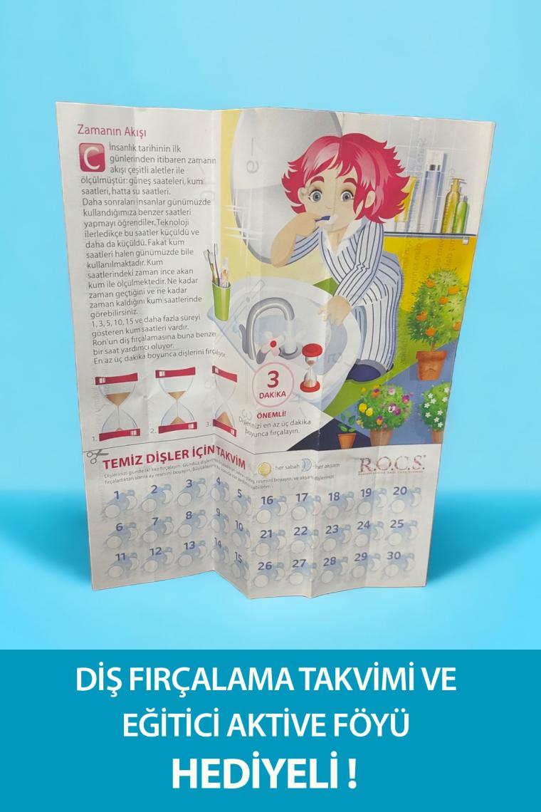 R.O.C.S. Kids 4-7 Yaş Ahududu-Çilek 35 ml Diş Macunu