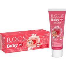 R.O.C.S. Baby 0-3 Yaş Elma Püresi 35 ml Yutulabilir Diş Macunu