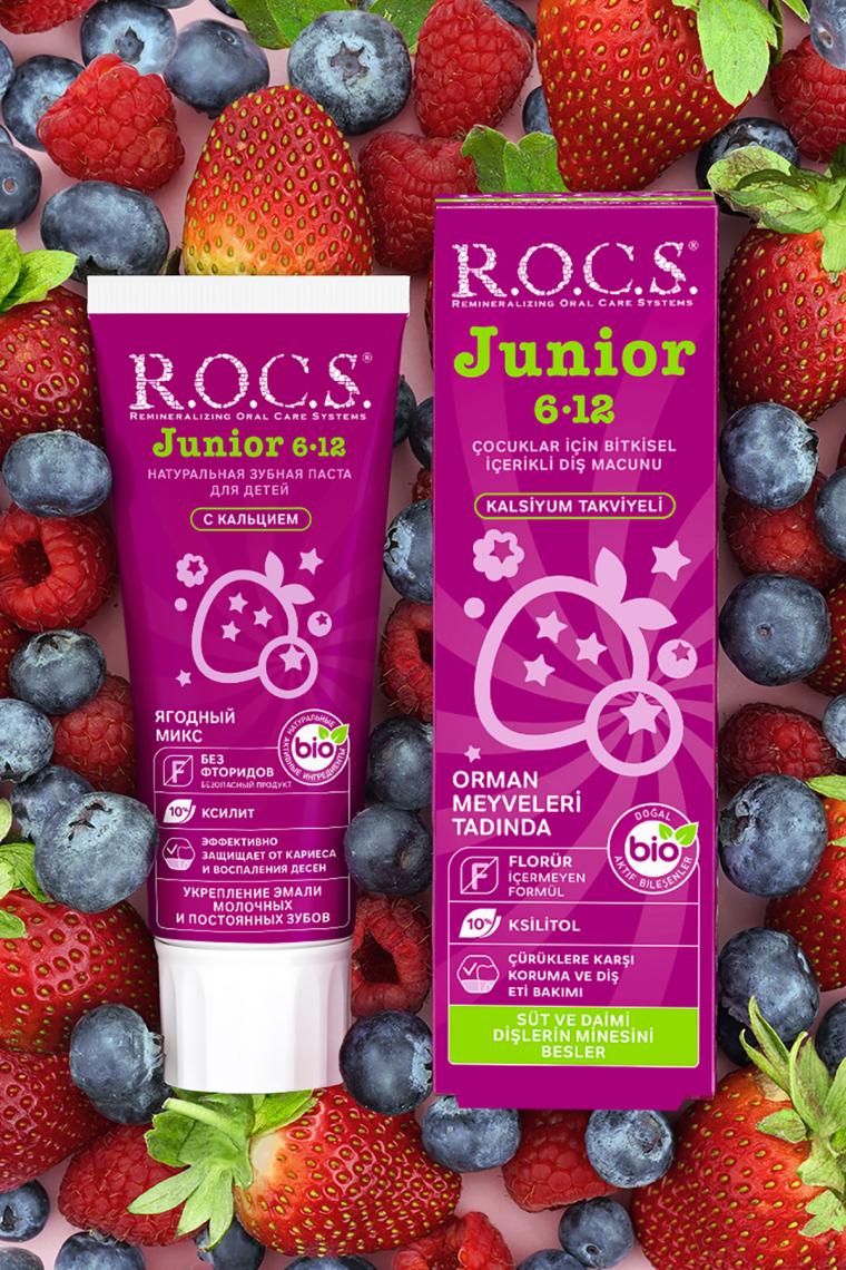 R.O.C.S. Junior Orman Meyveli 6-12 Yaş Florürsüz Diş Macunu 74 ml