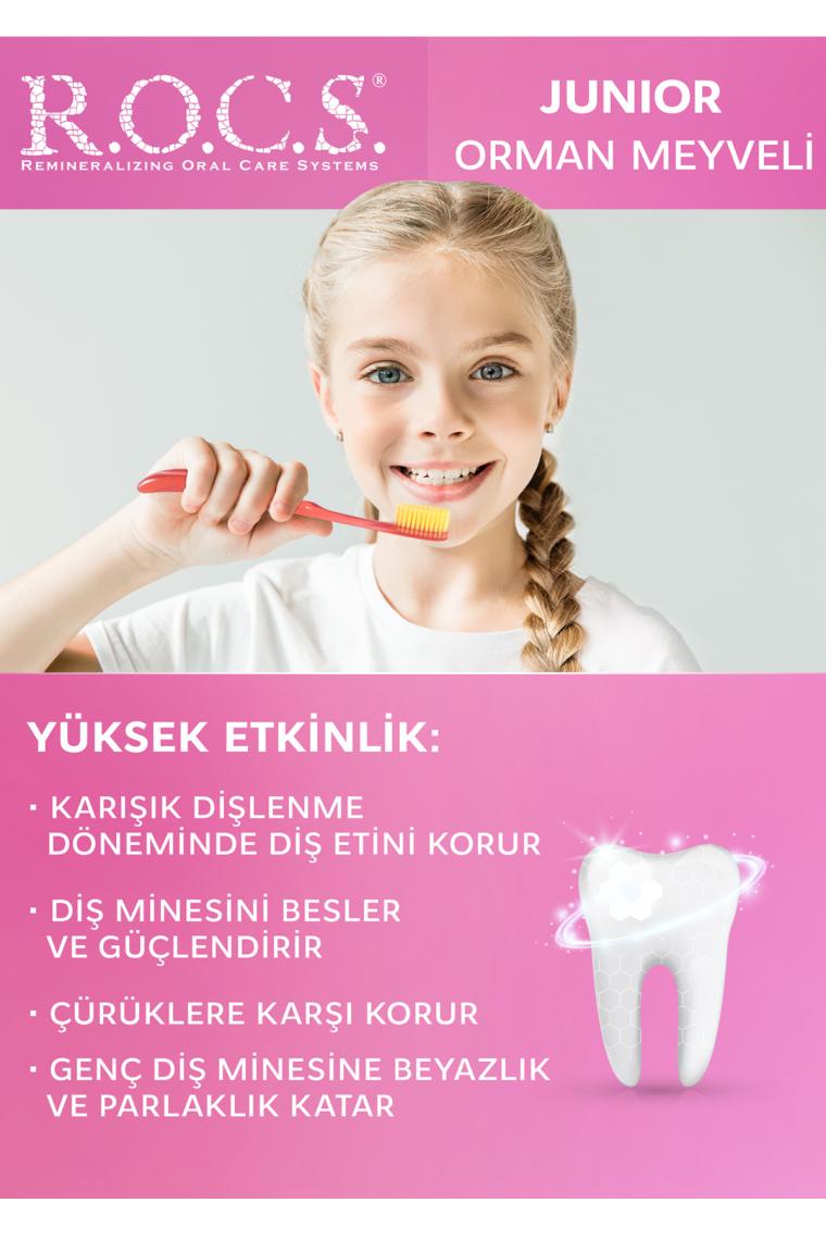 R.O.C.S. Junior Orman Meyveli 6-12 Yaş Florürsüz Diş Macunu 74 ml