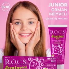R.O.C.S. Junior Orman Meyveli 6-12 Yaş Florürsüz Diş Macunu 74 ml