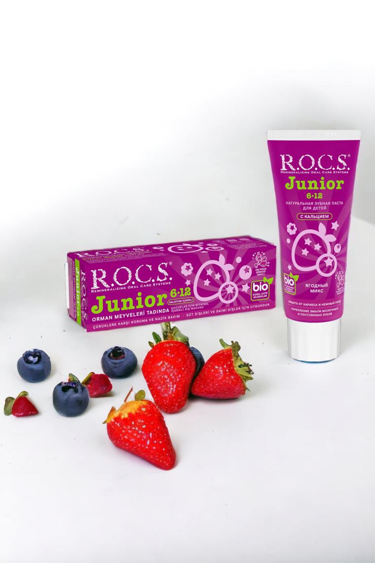 R.O.C.S. Junior 6-12 Yaş Orman Meyveleri Tadında 60 ml Diş Macunu