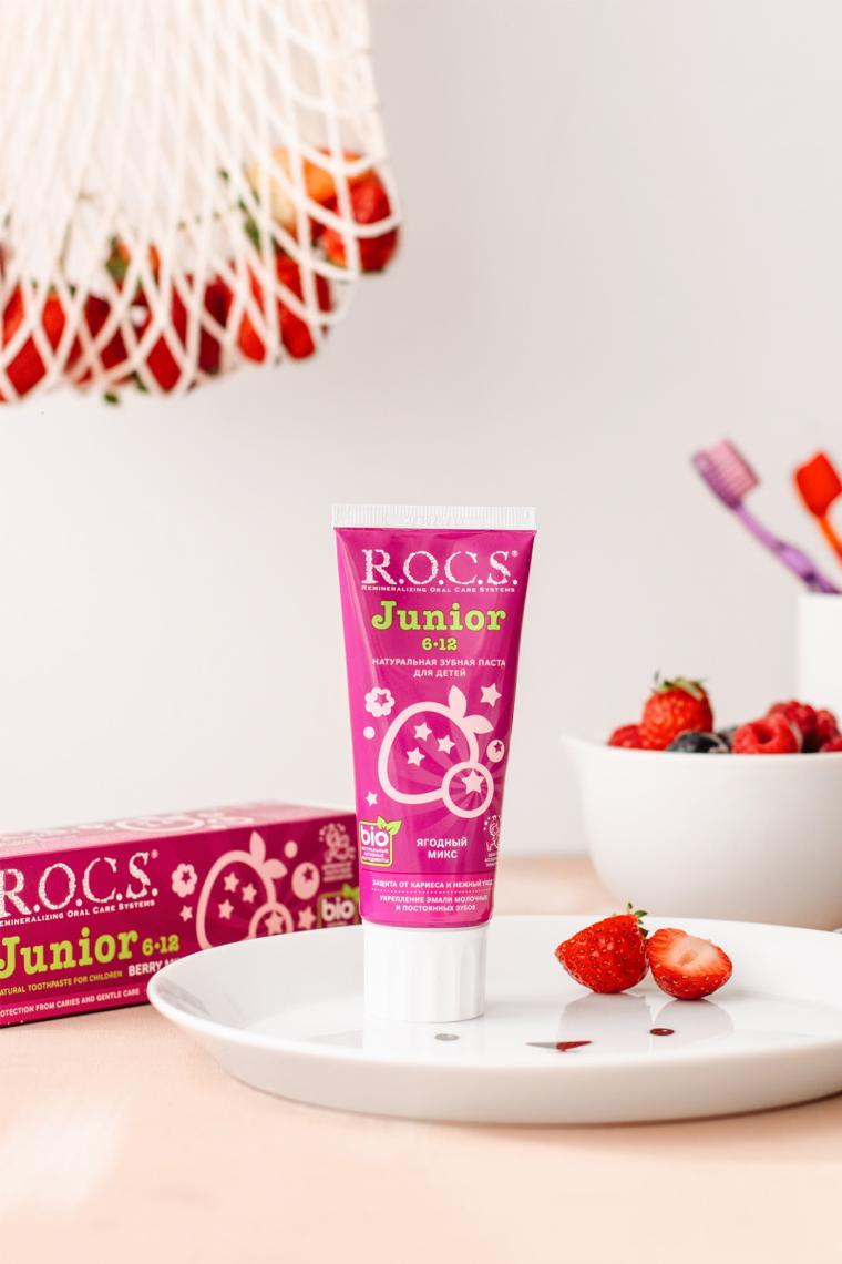 R.O.C.S. Junior 6-12 Yaş Orman Meyveleri Tadında 60 ml Diş Macunu