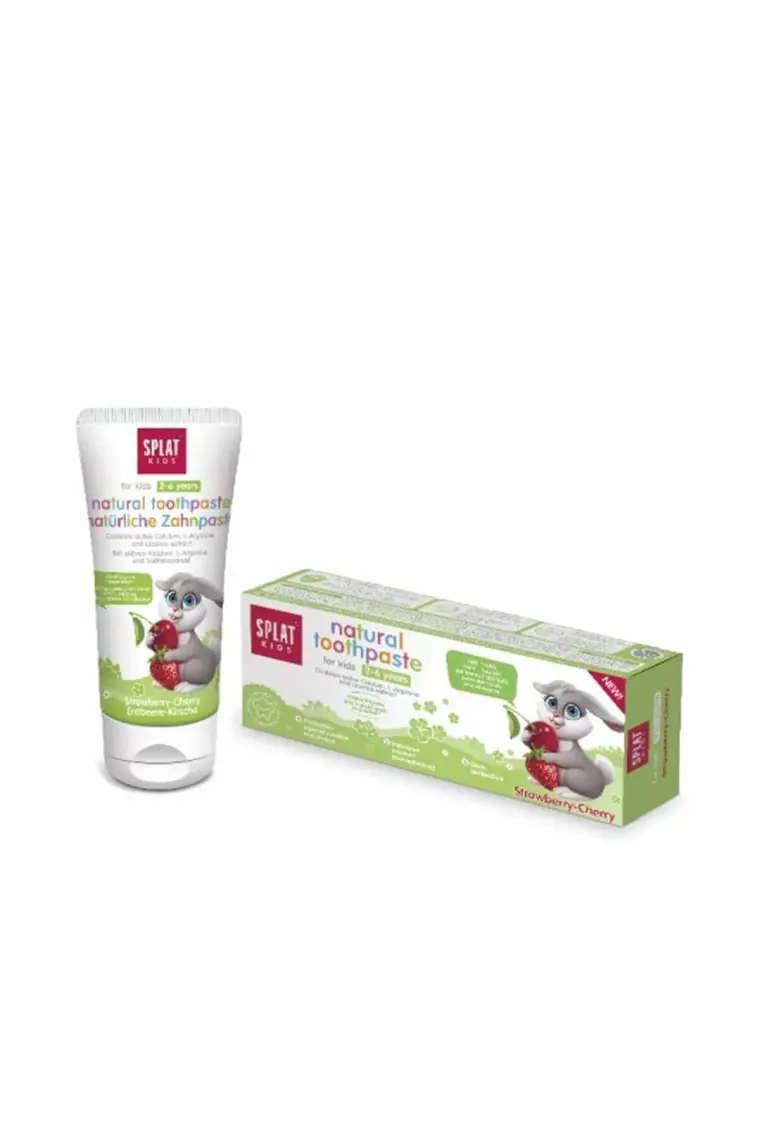 ​Splat Kids Natural Toothpaste Çilek-Kiraz 2-6 Yaş Diş Macunu 50ml