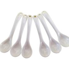 pobi Plastik Mama Baharat Kaşığı Beyaz