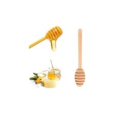 Askıcı 2'li Ahşap Dekoratif Organik Bal Kaşığı Seti 15CM