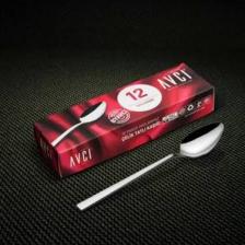 Avcı Klas 6 Adet Tatlı Kaşığı 18/10 Paslanmaz Çelik 2,5 mm