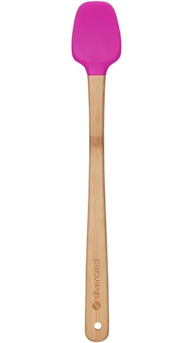 SilverCrest Silver Crest Spt-02 5 Li Renkli 26CM Uzun Silikon Bambu Spatula Seti