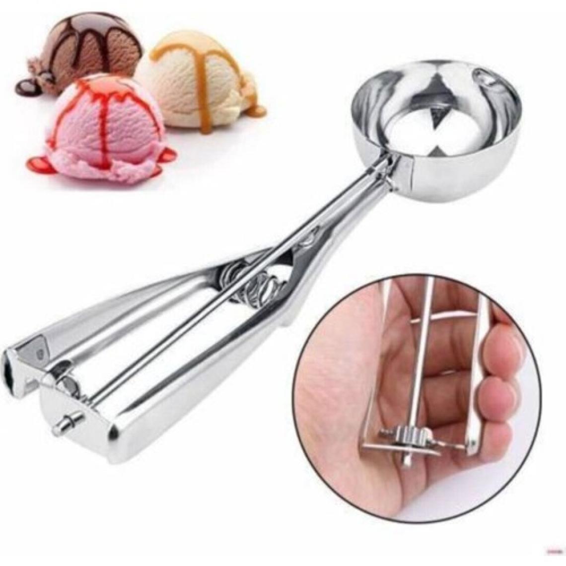 Lovyco Dondurma Kaşığı Paslanmaz Çelik Çek Bırak Dondurma Kepçesi 22 cm.