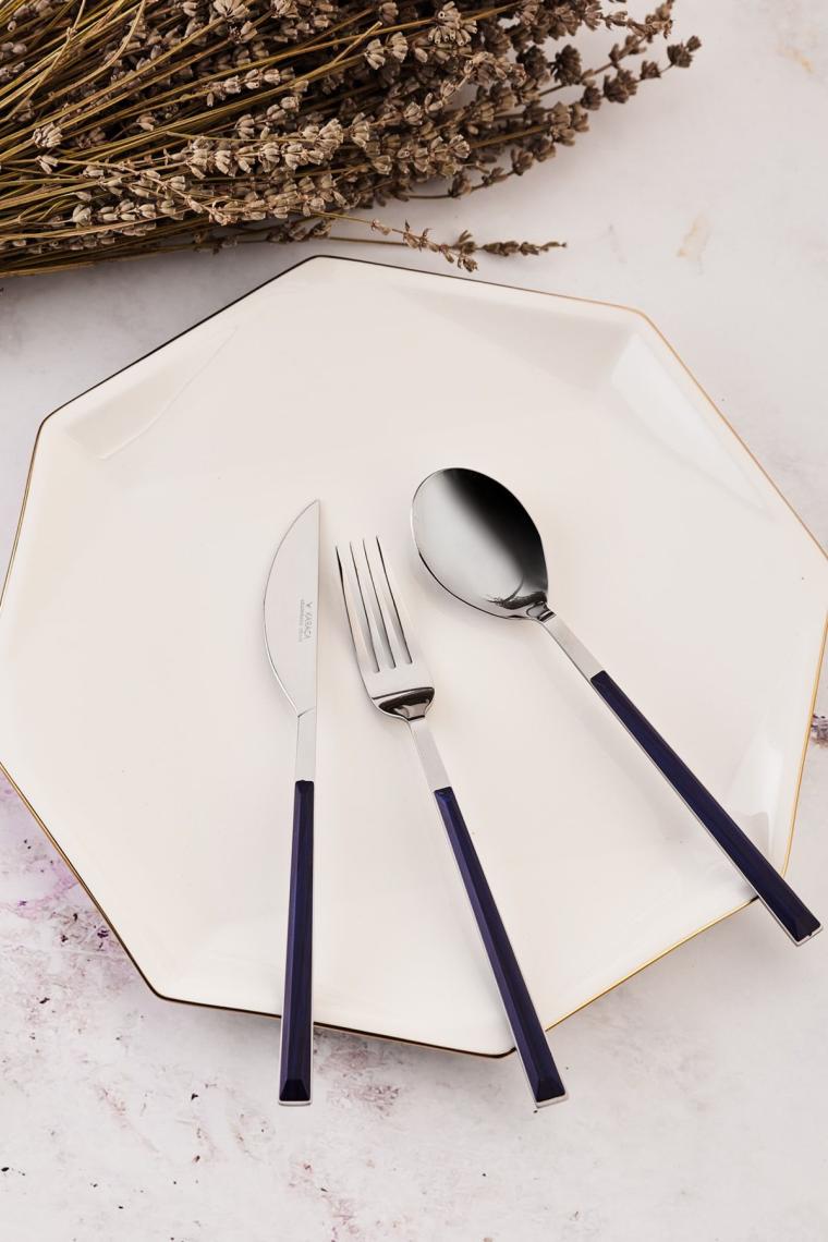 Salzburg Tekli Indigo Yemek Kaşığı 20 Cm