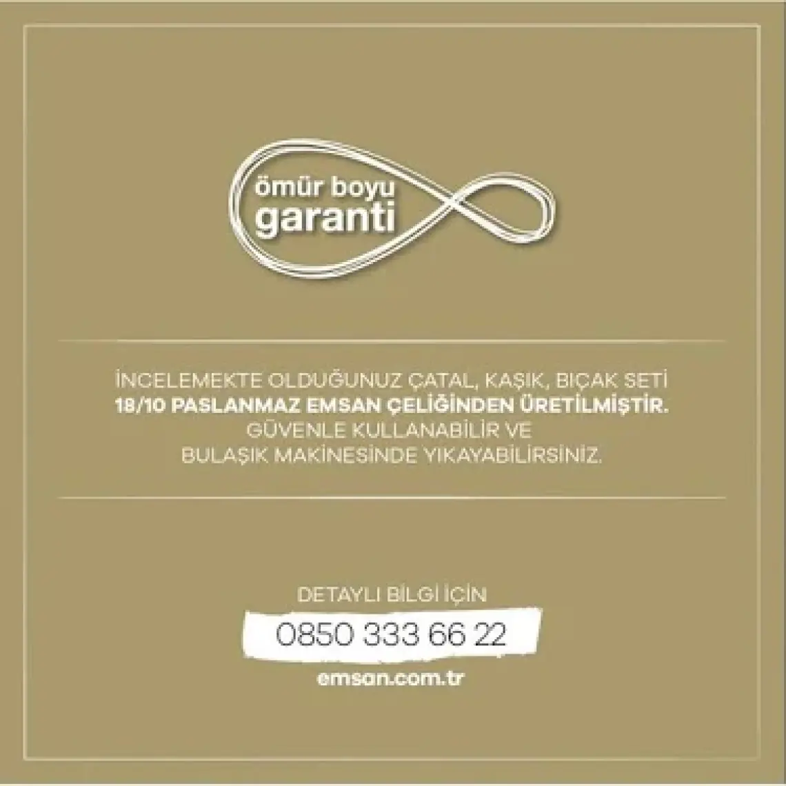 Emsan Sedir 12li Tatlı Kaşığı