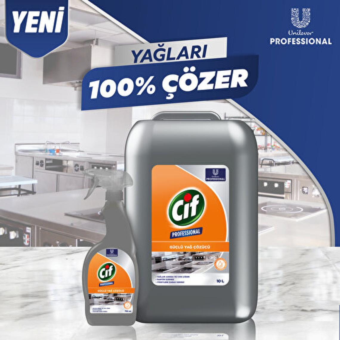 Cif Professional U-PRO Güçlü Yağ Çözücü 10 lt