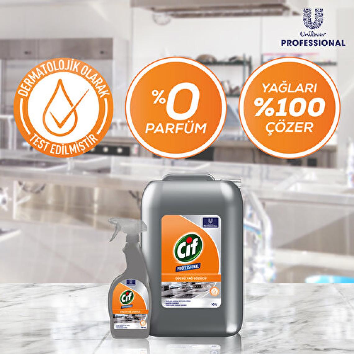 Cif Professional U-PRO Güçlü Yağ Çözücü 10 lt