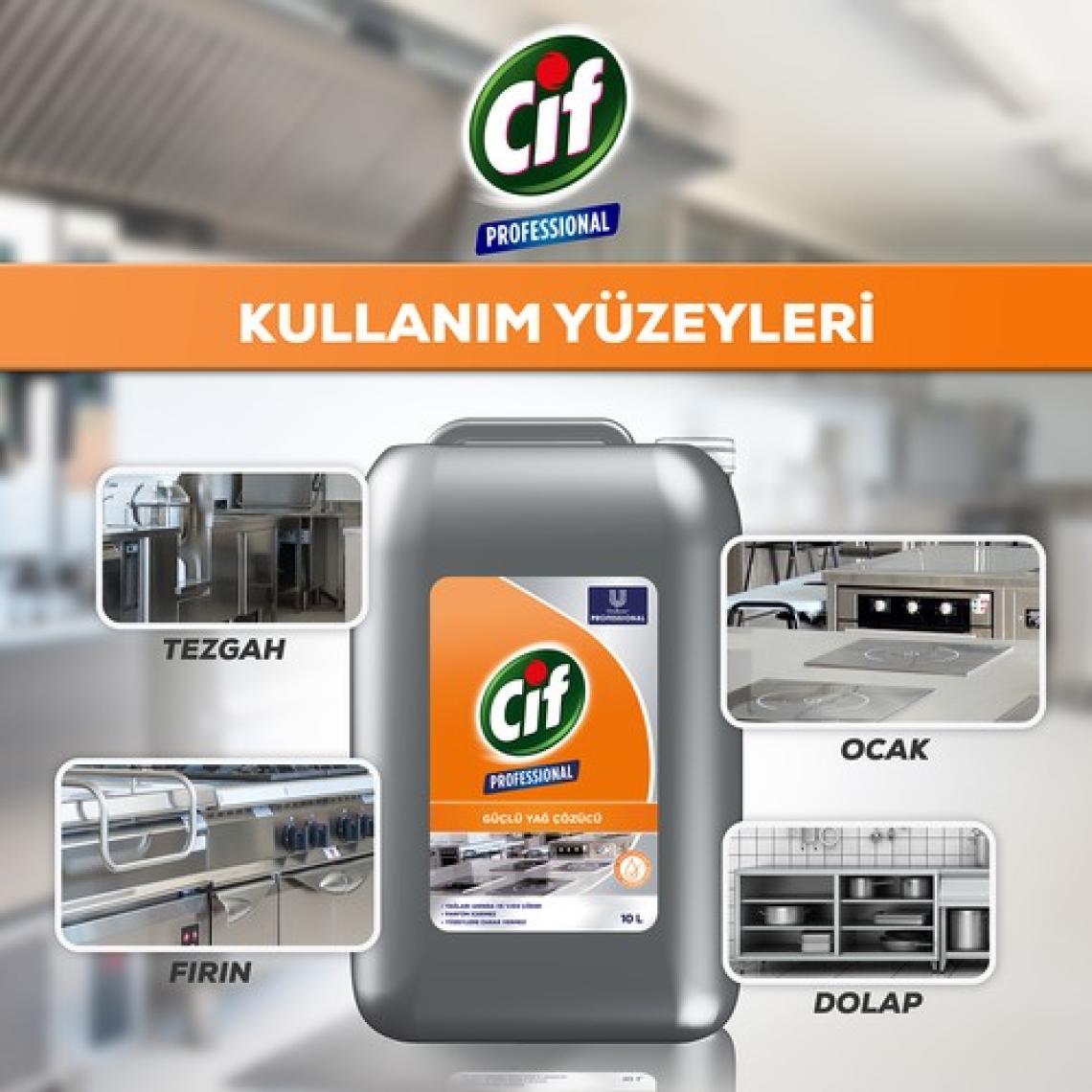 Cif Professional U-PRO Güçlü Yağ Çözücü 10 lt