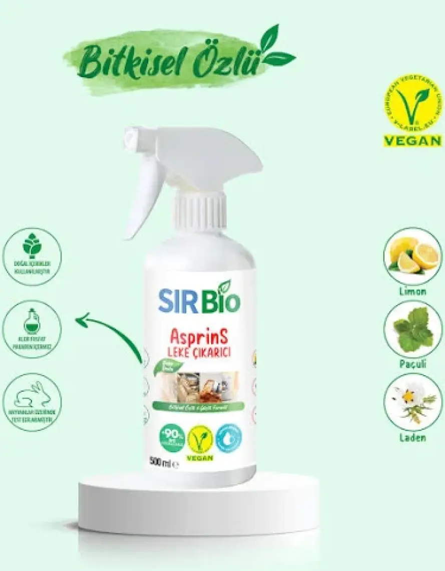 Sır Bio Bitkisel Özlü Asprins Leke Çıkarıcı 500 ml